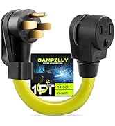 Campzlly NEMA 14-50P to 6-50R Welder Adapter Cord, 50 Amp Heavy Duty Welder Power Adapter Convert...