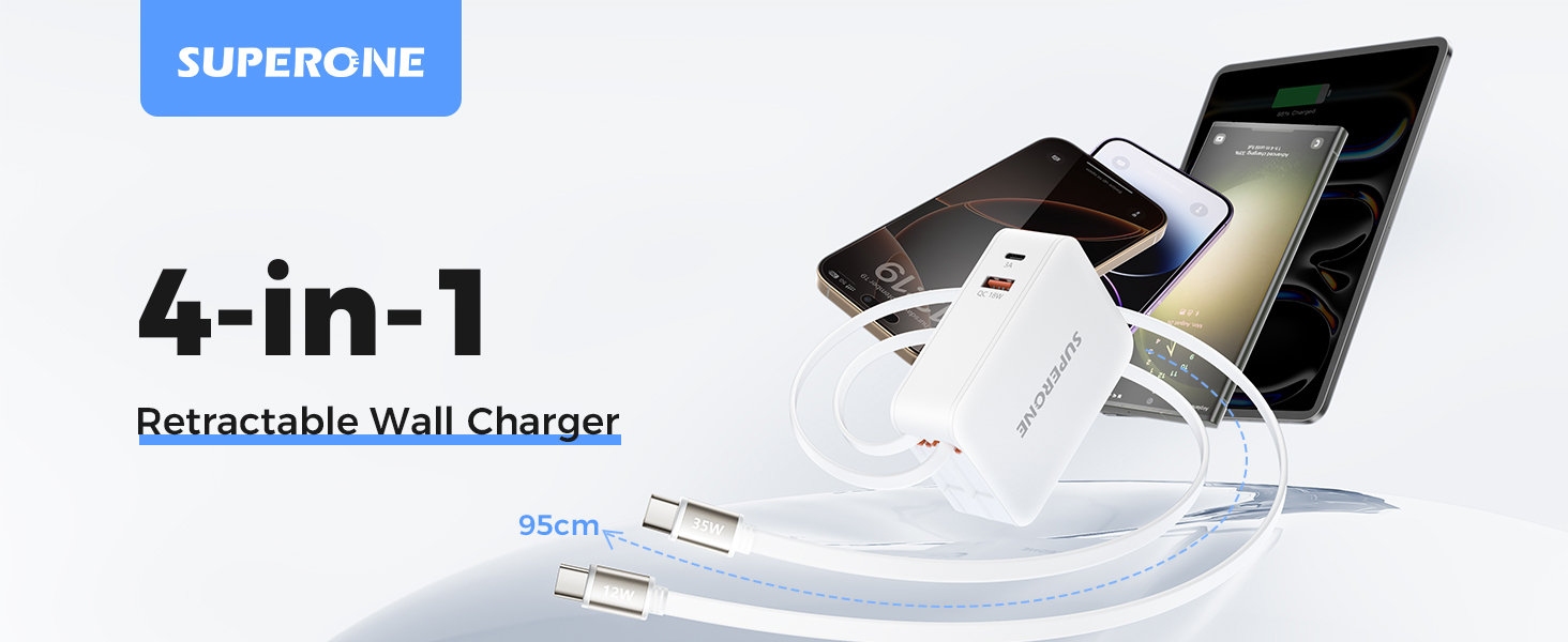 retractable wall charger