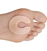 Chiroplax C-Shaped Felt Callus Pads Ball of Foot Cushion Forefoot Protector Metatarsal Rubbing Pa...