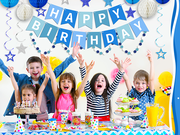 Blue Birthday Decorations