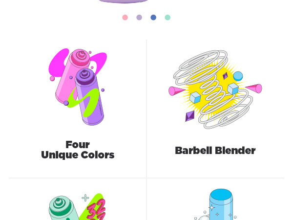 Hydra Cup Sport 32 oz Squeeze Water Bottles