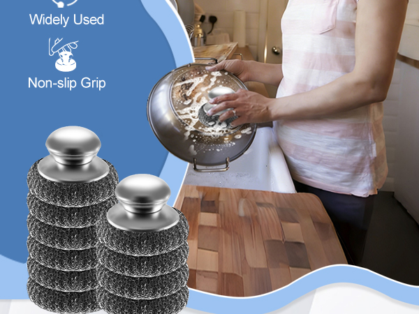 steel wool scrubber
