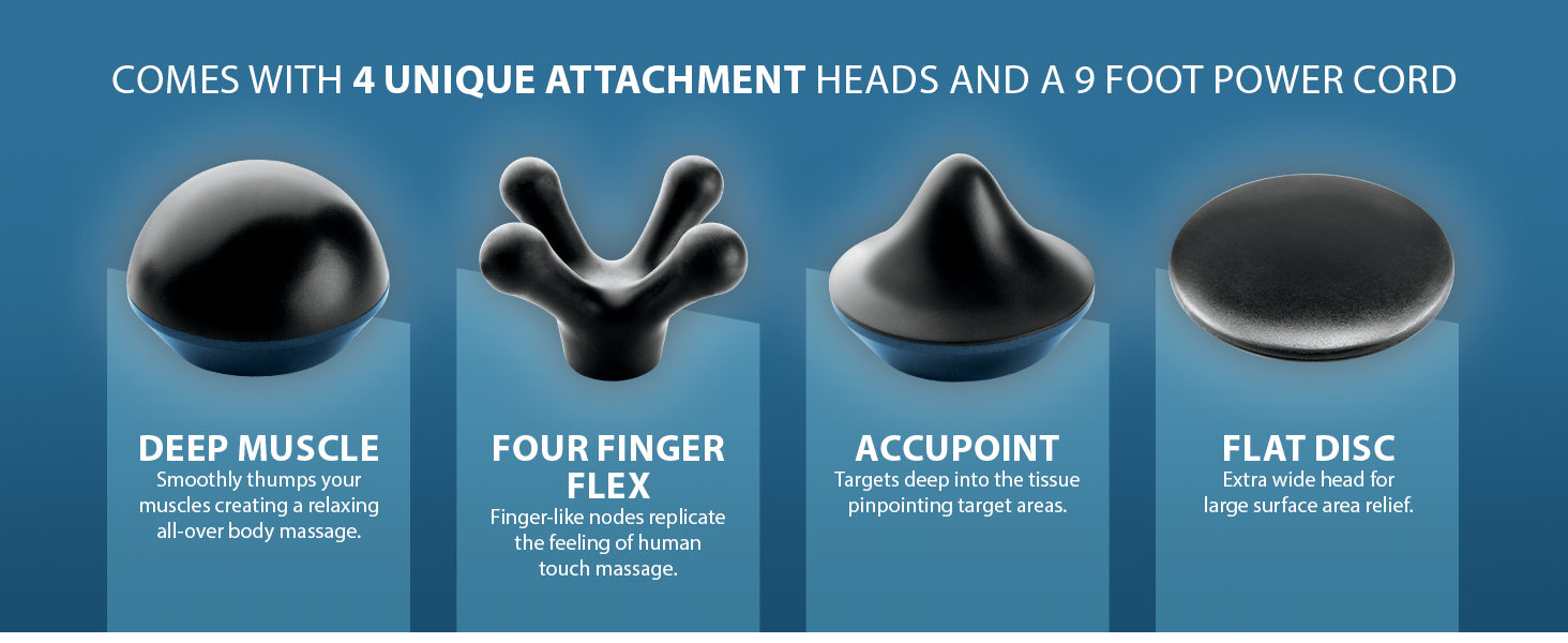 Wahl Deep Tissue Percussion Massager Heads