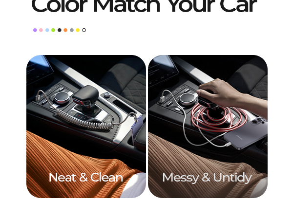 Neat Coiled USB C Cable