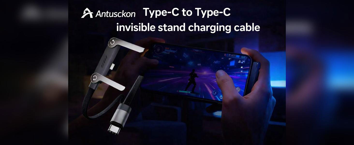 invisible stand charging cable