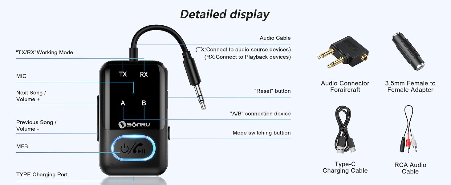 airplane bluetooth adapter