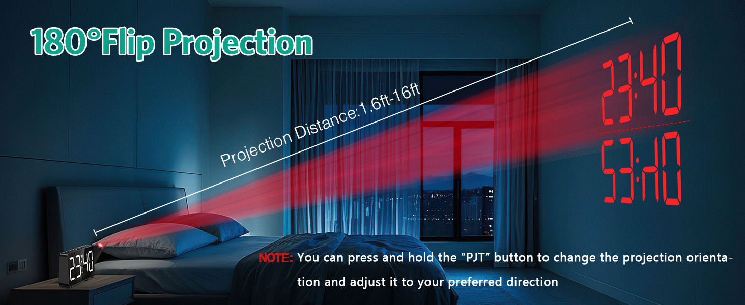 Projection Alarm Clock