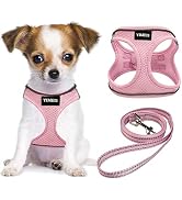 YIMEIS Dog Harness and Leash Set, No Pull Soft Mesh Pet Harness, Reflective Adjustable Puppy Vest...