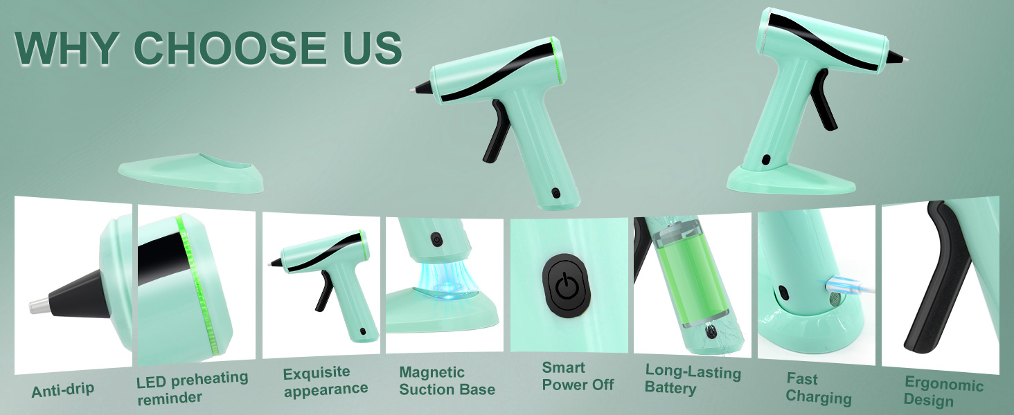 glue gun and sticks set hot glue gun glue gun cordless &amp;amp; rechargeable hot glue gun and sticks set