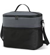 MIER Insulated Lunch Box for Kids Adult Portable Lunch Bag with Shoulder Strap Leakproof Lightwei...