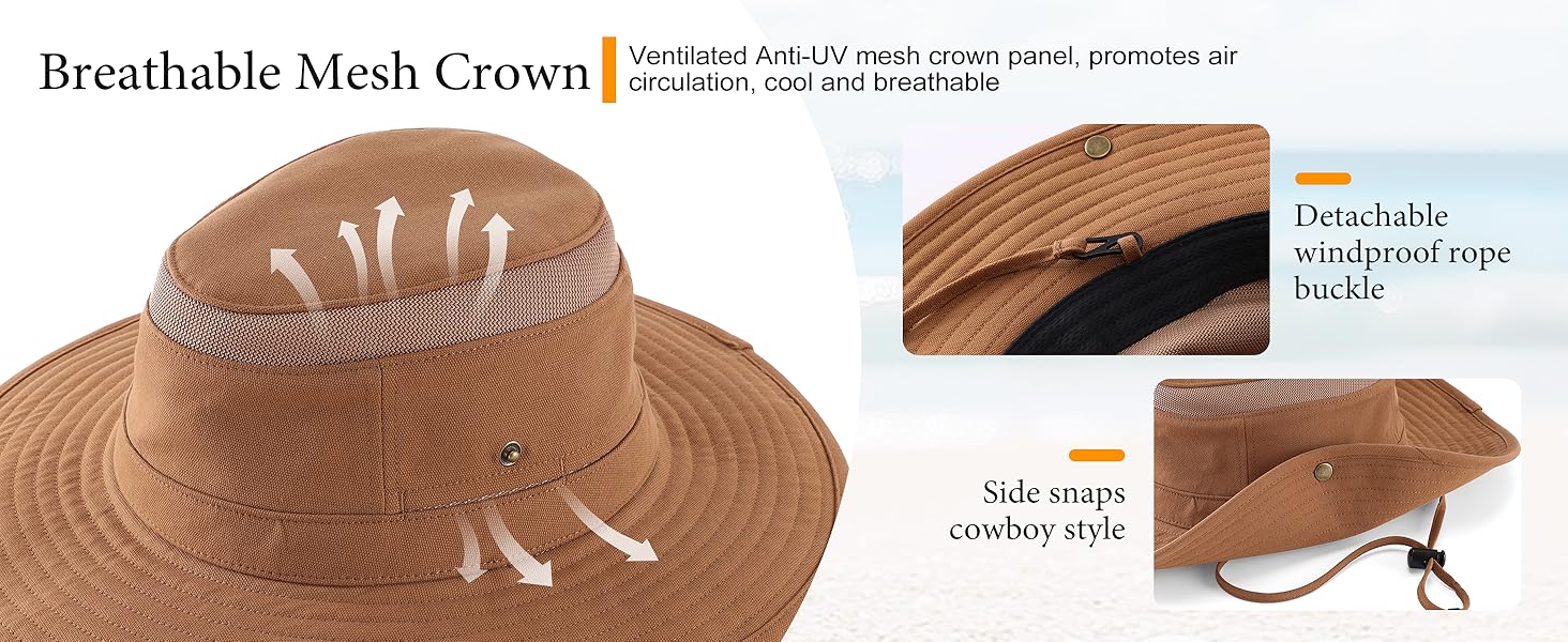 Anti-UV mesh sun hat