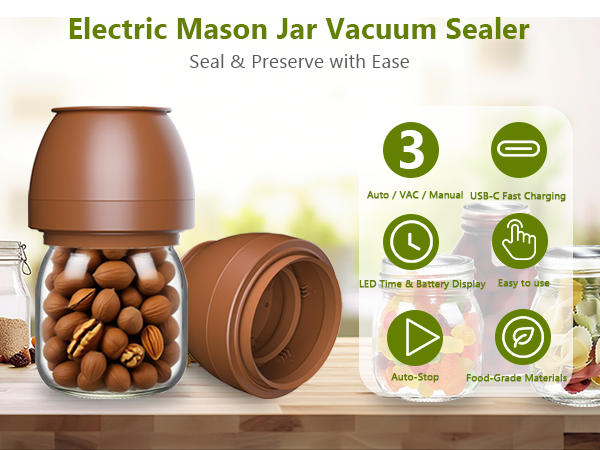 Mason Jar Vacuum Sealer