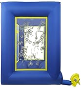 SJXHRFXY Inflatable Cash Grab Booth, Blue Oxford, 78.74x42.52x106.3in, for Promotions, Events, an...