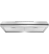 COSMO COS-5MU30 30 in. Under Cabinet Range Hood Ductless Convertible Duct, Slim Kitchen Stove Ven...