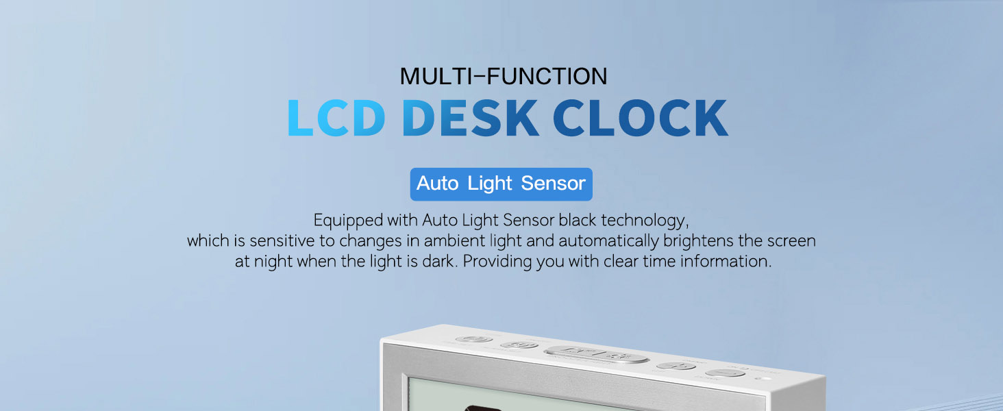 Zonopy Digital Alarm Clock with LED Display