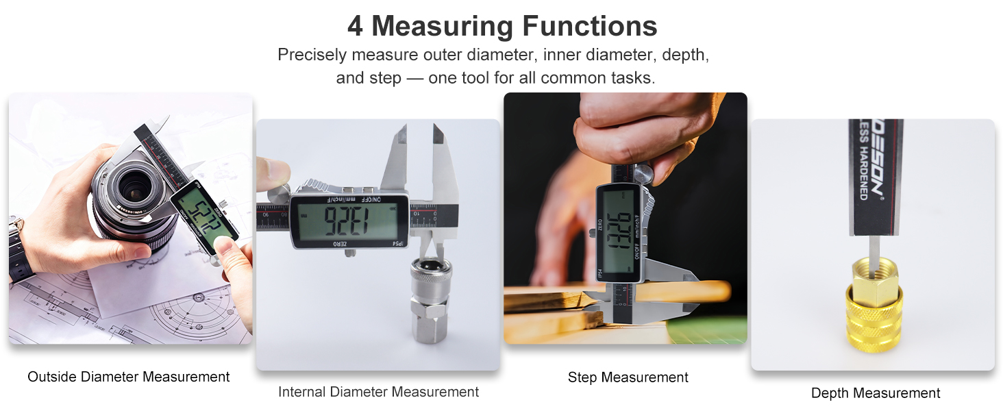 digital caliper 4 measuring functions