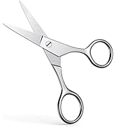 Small Scissors, Eyebrow Scissors, Nose Hair Scissors, Professional Grooming Scissors for Hair, Ey...