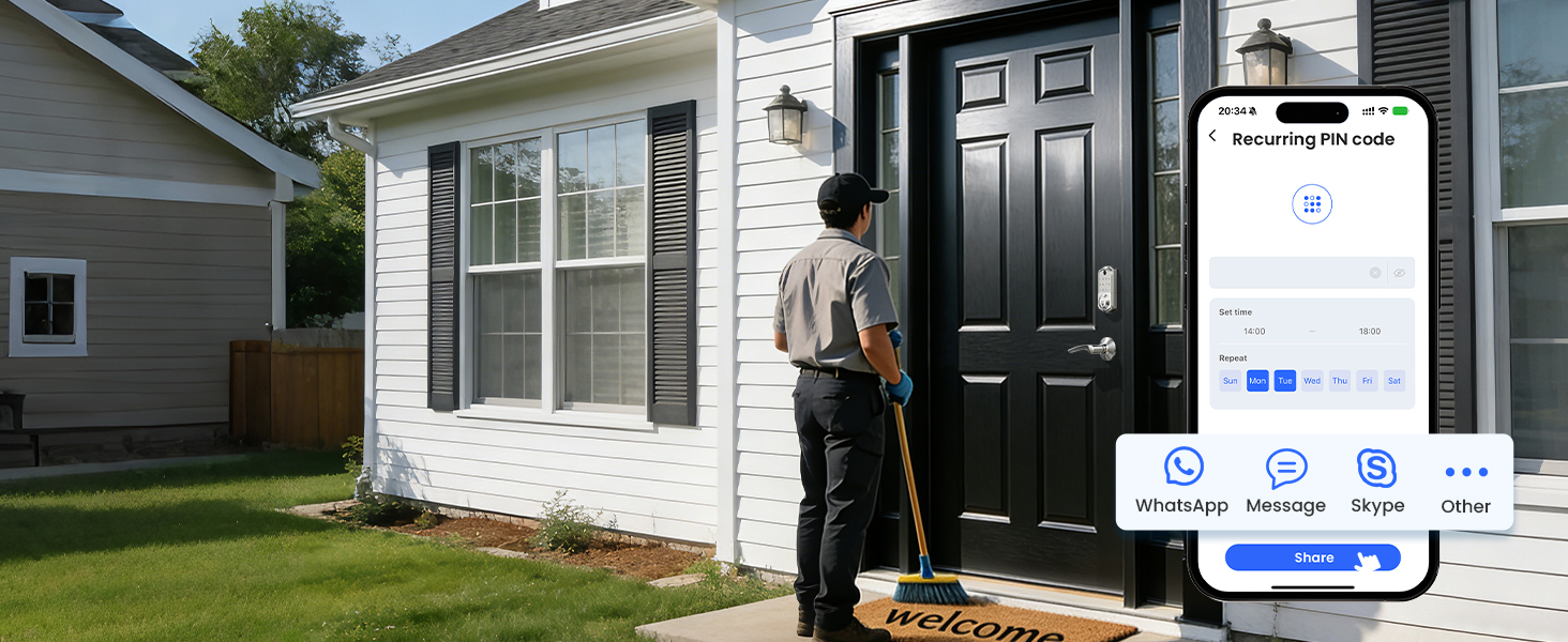 Veise Fingerprint Smart Door Lock