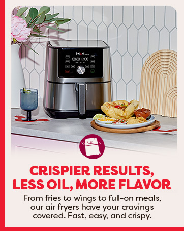 stainles steel air fryer on a countertop