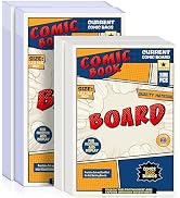 Leffis 200 Count Comic Book Current Size Bags and Boards Transparent Acid-Free and Reusable Comic...