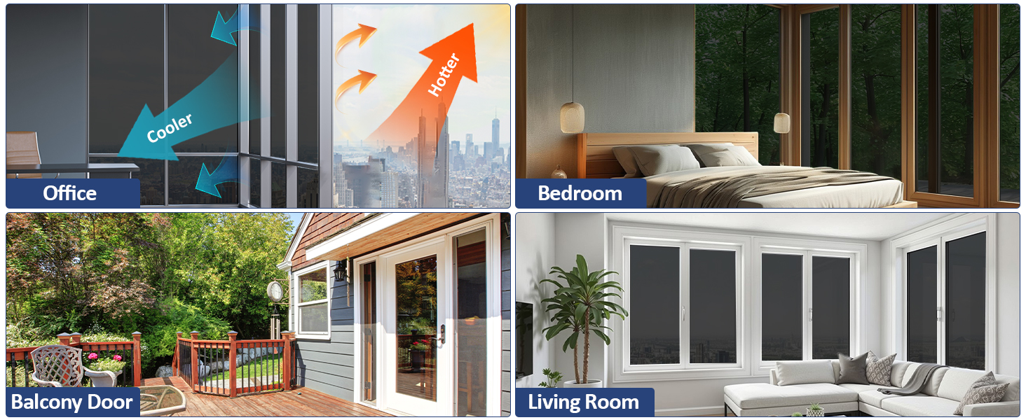 window uv film heat blocking