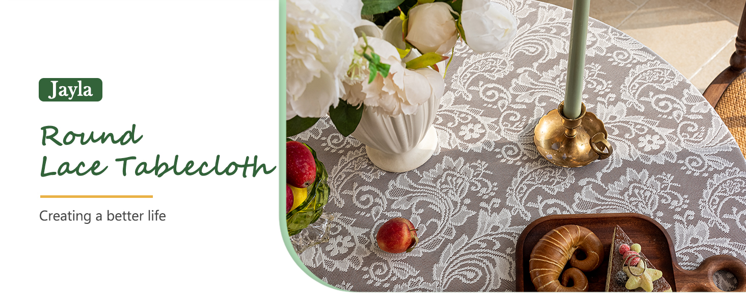 round lace tablecloth