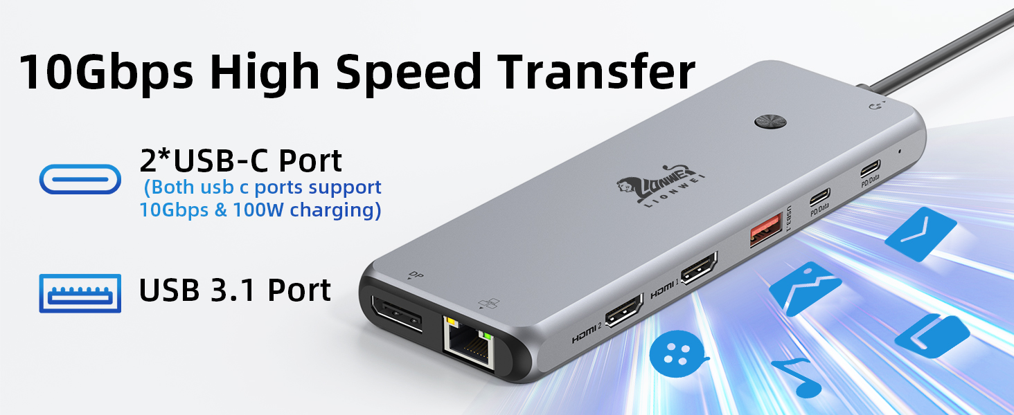 10Gbps Transfer