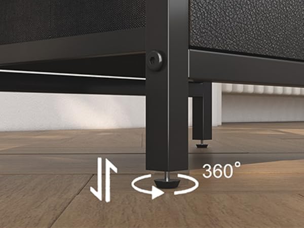 360 Degree adjustable nightstand feet