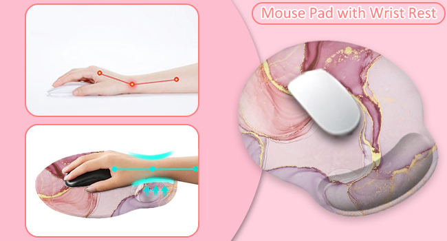 mouse pad with wrist rest