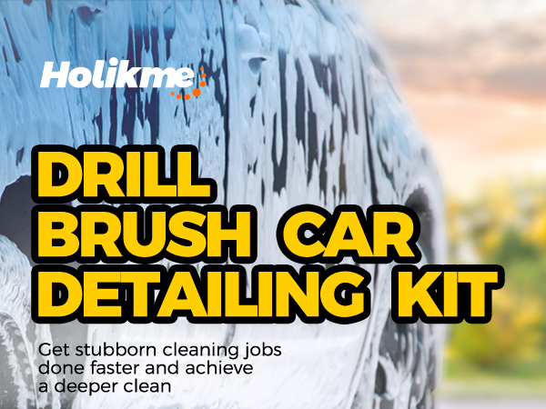 Drill Brush Attachment Set