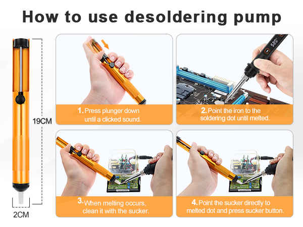 Soldering Iron Kit 80W LED Adjustable