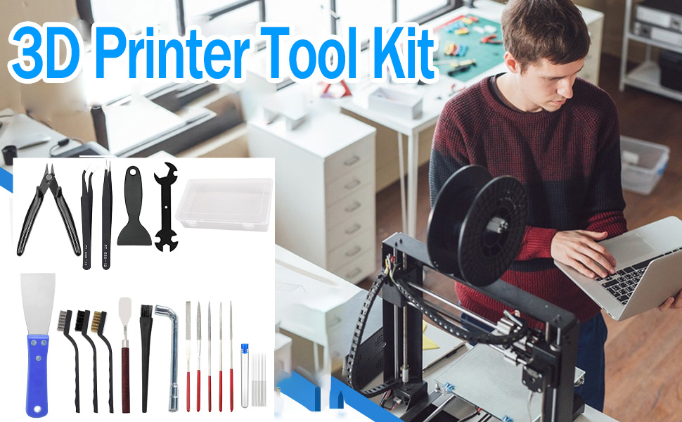 3D Printer Tool Kit,Model Tools Kit, Cleaning Finishing,clean sign