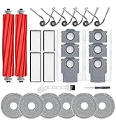 BUXEBUX 26Pcs Replacement Parts Accessories for Roborock QV 35A/ 35S Robot Vacuum Kit, 2 Main Bru...