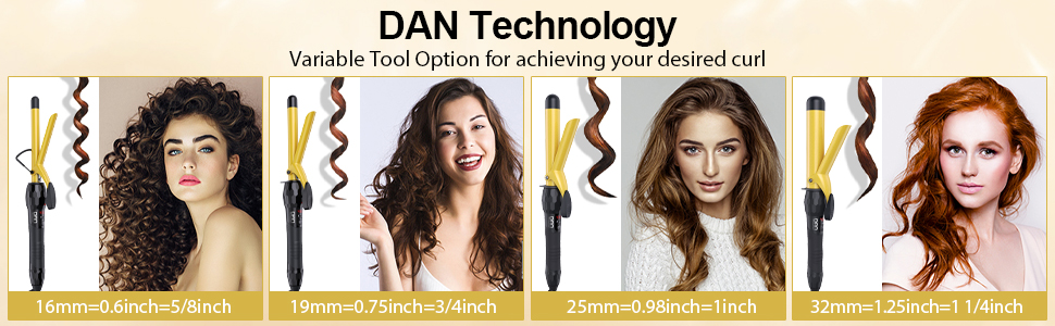 Tourmaline Ceramic Hair Curling Iron
