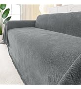 Smiry Couch Cover for Dogs, Washable Chenille Sofa Covers for 3 Cushion Couch, Soft Sofa Slipcove...
