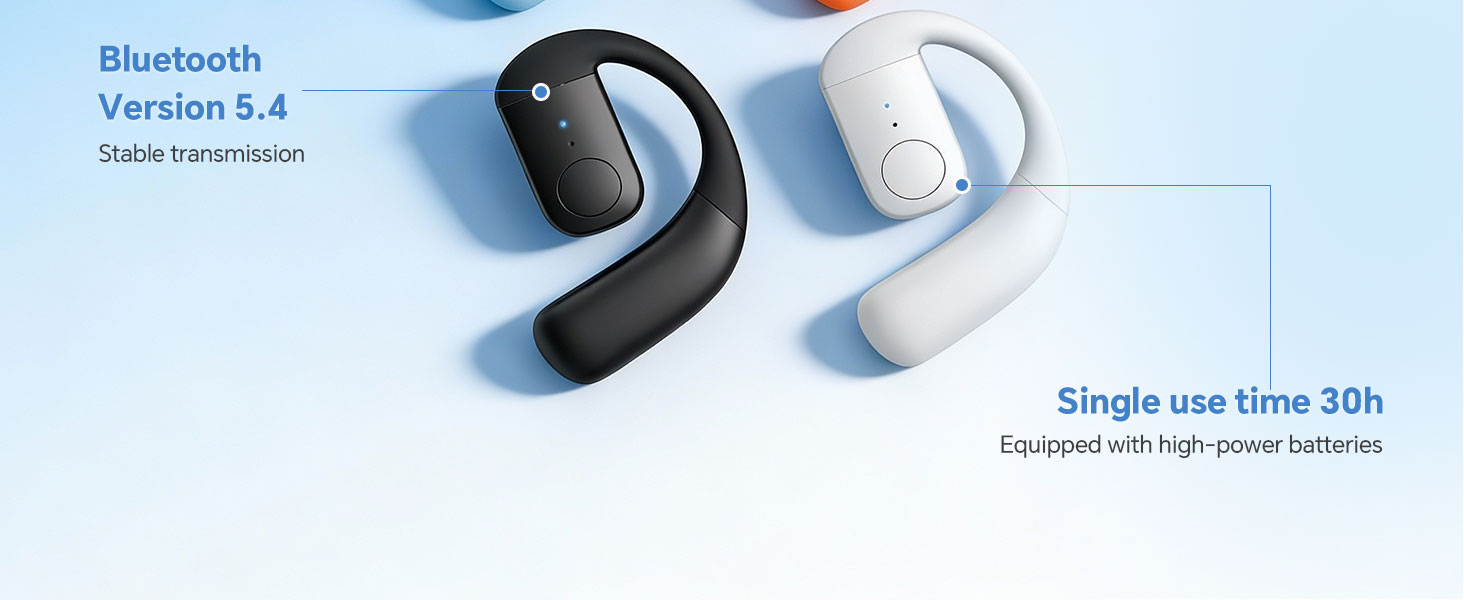 Bluetooth 5.4 Headset 30 Hours Playtime