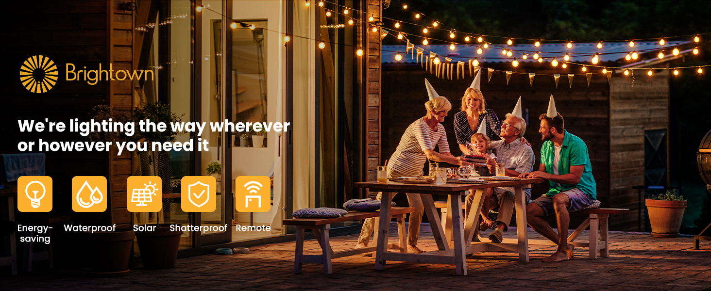Brightown Solar Sting Lights
