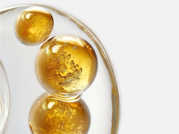 Abstract protein particle next to information related to Bio-Protein Care and its benefits.