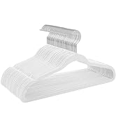 TIMMY Hangers Non-Slip Velvet Hangers - Suit Hangers (50-Pack) Ultra Thin Space Saving Coat Hange...