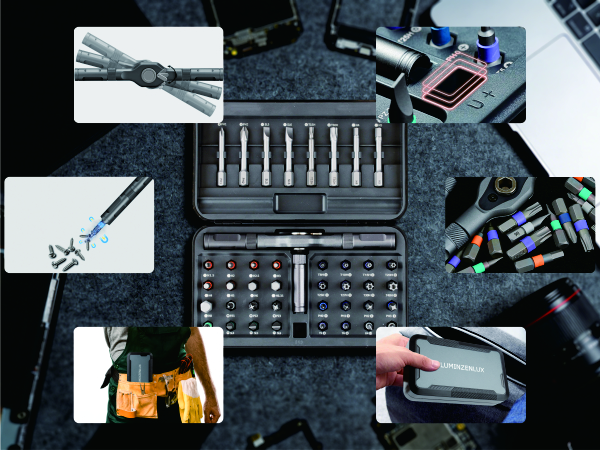 42-in-1 Mini Magnetic Ratchet Screwdriver Set - Professional Precision Tool Kit