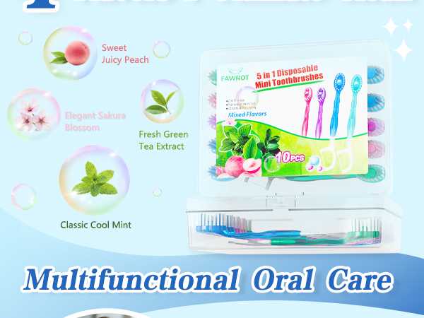 disposable toothbrushes with toothpaste