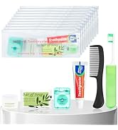 Bulk Hygiene Kits Toiletry Kit,Travel Size Toiletries Homeless Care Package Supplies in Zip Pouch...