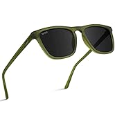 WearMe Pro - Polarized Lens Square Modern Sunglasses for Men