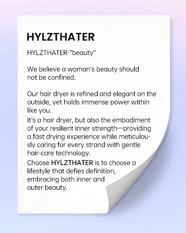 HYLZTHATER High Speed Hair Dryer Silver