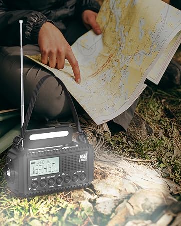 MESQOOL WEATHER RADIO IN BLACK