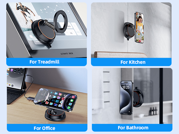 xuenair magnet magnetic mag safe magsafe car mount holder for wall mirror desk home use