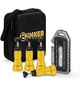 BUNKER INDUST Adjustable Auto-Stop Offroad Tire Air Deflator Kit, 4 PCS Tire Air Down Valve(10-30...