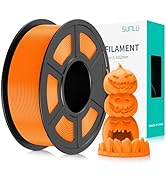 SUNLU Fluorescent PLA 3D Printer Filament, PLA Filament 1.75mm, Brighter Color for Halloween Deco...
