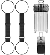 Aoahaiy Elastic Fastening Belt for Luggage, Upgraded 2 in 1 Connector Straps for Suitcases, Adjus...