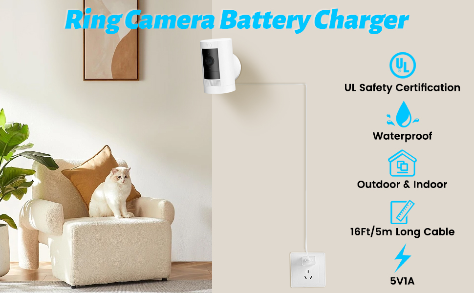 ring camera charger